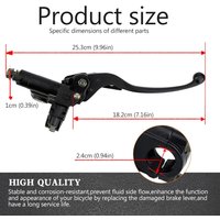 AliExpress NONE CENJITION 1Pcs Hydraulic Brake Lever Master Cylinder Left Front Brake Pump for 50cc 110cc 150cc Dirt Bike Quad ATV Motorcycle