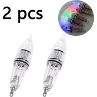 2 pcs Using AA batteries LED energy-saving fish lure light boat for sea fishing, freshwater shrimp cage, night fishing light
