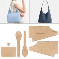 1set DIY sewing kraft paper templates, paper design pattern drawing mold for handmade tote bags/large capacity shoulder bags