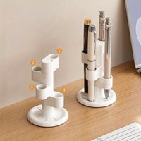 Desktop pencil and pen storage rack that can rotate 360 degrees, Office desktop organization and storage, Toothbrush Holder