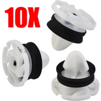 10X Clips For Renault Megane III Laguna III Car Interior Door Trim Panel Card Retainer Padding Mounting Noise Insulation Parts