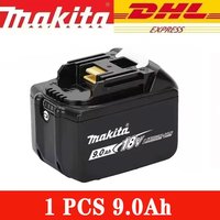 Oryginalna bateria Makita 18V o pojemności 9000 mAh, 9,0 Ah, akumulator do ładowania, ładowarka Makita BL1850B, BL1860B, bateria do elektronarzędzi.