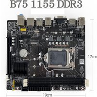 B75 Motherboard LGA 1155 SATA 2.0 PCI Express 16X Support Intel Core I3 I5 I7 2/3th CPU Processor DDR3 RAM Memory VGA HDMI