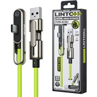 240W Max USB-C Charging Cable with Built-in Foldable Holder, for IPhone 16/17, Samsung & Xiaomi