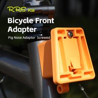 RRSKit Bike Front Bag Rack Adapter Pig Nose Adapter Front Carrier Bag Mount Holder Adapter Bracket For Brompton