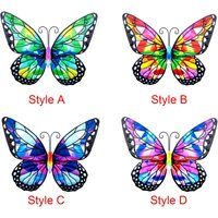 metal butterflies Wall Decor wing Artistic for Balcony Porch Fence