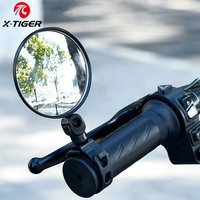 X-TIGER Universal Bicycle Rearview Mirror Adjustable Rotate Wide-Angle Cycling Handlebar Rear View Mirrors Road Bike Accessories