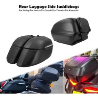 Motorcycle Rear Top Saddlebag Side Luggage Trunk Bags Box Tail Travel Cases For Harley For Yamaha For Honda For BMW For Kawasaki