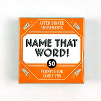 Mini Size Game Cards " Name That Word !"51 Pcs Cards Game Family Gathering Card Game True Heart Flower Adventure Camping Game