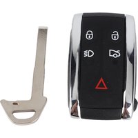 Car Remote Key Fob Shell Case Replacement Fits for JAGUAR XF 2009‑2012/JAGUAR XK/X-Type/S-Type 5 Button