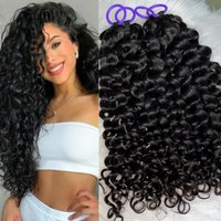 Virgin Human Hair Water Wave Crochet Hair Extension 50g