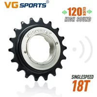 AliExpress NONE 1pc 18T VG SPORTS Single Speed Bicycle Freewheel Compatible with 1 Speed Bike Freewheel Threaded Freehub Replacement Parts