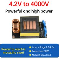 DC 3.7V to 4kV High Voltage High Power DIY Electric Mosquito Shooter Circuit Board Small-sized Arc Electric Mosquito Beat Module