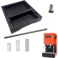 Upgrade Low Profile Thin Drip Tray Compatible with Gaggia Classic Pro 6 Bar 9 Bar 12 Bar OPV Spring Modification Kit