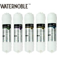 Waternoble 10 Inch 5 Stage Universal Water Filter Replacement PP Cotton UDF CTO UF Water Purifier Cartridge for Chlorine Removal