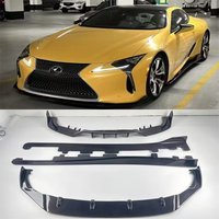 For Lexus Lc500 Lc500H Real Dry Carbon Fiber Bumper Front Lip Rear Diffuser Side Skirts Tail Wing Spoiler Accessories Body Kit