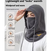 AliExpress NONE Winter Warm Hat with Mask and Neck Warmer 3-in-1 Windproof Balaclava forMen and Women Masked hat Cycling Cold Weather Protection