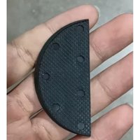 Rubber Shoe Heel Toe Plates Taps Horseshoe Sole Protectors Anti Slip Repair Patch Material for Boots Sneakers