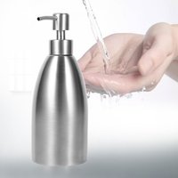 500ml Stainless Steel Soap Dispenser Kitchen Sink Faucet Bathroom Shampoo Box Soap Container Shampoo Box Liquid Soap Dispenser