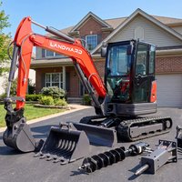 Mini Excavator 3.5Tons Small Crawler Excavator Diesel Engine New Mini Digger China Bagger Hydraulic Excavator Factory Customized
