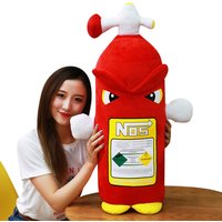 Simulation Fire Extinguisher Plush Toy Soft NOS Pillows Nitrous Oxide Bottle Pillow Cushion Headrest Backrest for Home Decor