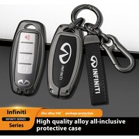 For Infiniti Q30 Q50 Q60 Q70 JX35 FX35 G37 M35 ESQ QX30 QX50 QX55 QX56 QX60 QX70 QX80 Car Alloy Key Case Key Bag Shell Key Chain