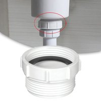 1pc Trap Waste Extension 1-1/4" To 1-1/2" For Bath Shower Kitchen Sink Drainage Tools Home Kitchen Bathroom Faucet Accessories