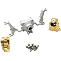 Metal Upgrade CNC Front Axle Housing Steering Cup for FMS 1/24 Xiaoqi FCX24 RC Car Parts