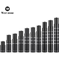 AliExpress West Biking WEST BIKING Bicycle Stem Booster 80-225MM Aluminum Alloy Stem Height Handlebar Durable Rise Up Adapter 28.6MM Bike Accessories