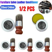 4/8oz Leather Salve All-Natural Polishing Treatment Leather Cream Conditioner Universal Conditioner for Car Interiors Furniture