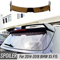 For 2014-2018 BMW X5 F15 High Quality ABS Plastic Black Carbon Car Rear Roof Trunk Spoiler Wings Tuning Body Kit Accessories