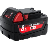 For Milwaukee M18 Battery M18B6 18V XC 8000mAh Li-ion Battery 48-11-1860 2604-22 2604-20 Rechargeable battery