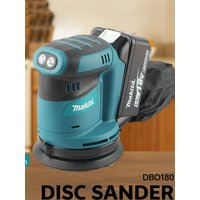 2025 Makita DBO180Z 18V Lithium - Ion Cordless Disc Sanding Machine | Ideal for Woodworking & Clay Polishing | Bare Tool