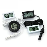 Micro LCD Digital Thermometer Hygrometer with Cable Indoor Temperature Humidity Sensor Convenient Monitoring Instrument