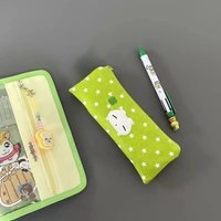 1pc Pencil Bag Multifunctional Large Capacity Pencil Box Student Portable Stationery Bag Pencil Storage Box Kawaii Pencil Case