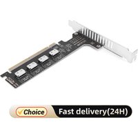 PCI-Express4.0 16x PCIE Detachable To 1/4 Oculink Split Bifurcation Card PCI Express GEN4 64Gb Split Expansion Card