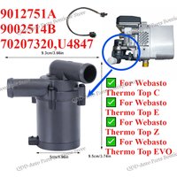 Pompa wody chłodzącej elektryczna 12V 9012751A 9002514B 70207320 U4847 do Webasto Thermo Top C E Z, do zastosowań w obiegu ogrzewania.