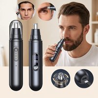 Electric Nose and Ears Remover for Men Portable Mini Man's Nose Hair Clipper Rechargeable Painless Hair Trimmer for Nose Eyebrow