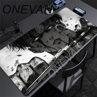 Mousepad Anime Attack On Titan Mouse Pad Gaming Accessories PC Keyboard Large Rubber Desk Mat Computer Carpet Gamer Non-slip XXL