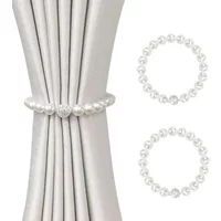 Pack of 1/2 Magnetic Clips for Curtains, Simple and Elegant, Modern Style, Suitable for Most Curtains.