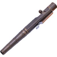 Brass Tactical Pen Portable Self Defense Tool Emergency Security EDC Personal Protection Retro Bolt Design Gel Ink Pen