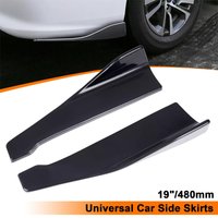 2PCS Car Spoiler Lateral Bumper Rear Side Skirt Lip Rocker Wings For Audi A4 A5 A6 RS5 RS6 TT b7 b8 b6 b9 8P 8V 8y R8 c6 c7 c8