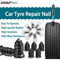 10-60Pcs Car Vacuum Tyre Repair Neil Truck Motorcycle Scooter Rubber Tire Puncture Repair Set Glue Repair Tire Film Rubber Nail