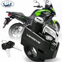Motorcycle Helmet Lock For Kawasaki Versys 650 300 300X 1000 X300 2015-2022 Anti-theft Locker Helmet Lock Locking Device