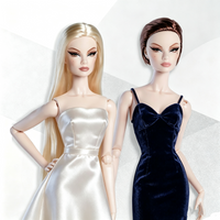 Lalka supermodelka Xianxian New Face / 32 cm wzrostu, biała skóra, złoto-brązowe włosy / 12 ruchomych stawów w ciele i głowie / lalka w skali 1/6