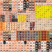 MOC City Building Blocks Minifigs Head Facial Expression Parts Halloween Skull Ghost WW2 Military Soldier DIY Emoticon for Kids