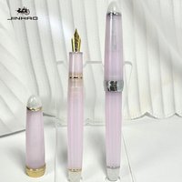 JINHAO 82 Plus Acrylic Fountain Pen 2026 Limited Edition Cherry Blossom Pink Scarf Shape Nib ! Stationery School Office Supplies