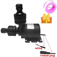 Water Pump DC 24V 12V High Pressure Ultra Quiet Solar Lift 5M 800L/H Brushless Motor Submersible Water Pumps Quick Break Joint