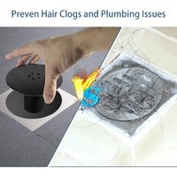Bathroom Floor Drain Cover Deodorant Shower Trap Cover Universal Shower Plughole Cover Removable Waste Trap Coverbathroom access