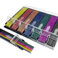 2.0mm Colors Mechanical Pencil Refill 2B Erasable Colorful Leads Art Painting Drawing Tools Students Stationery 12 Roots/Box
